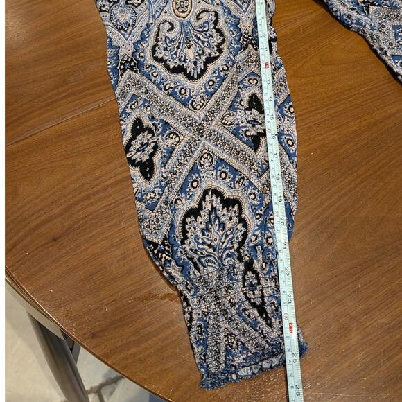 Free People Thinking of You Printed Boho Strapless OP Jumpsuit, size S - Picture 10 of 11